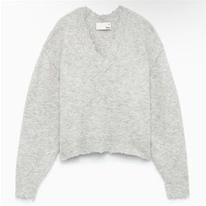 Aritzia Wilfred Krause V-Neck Sweater Wool Blend Size 1